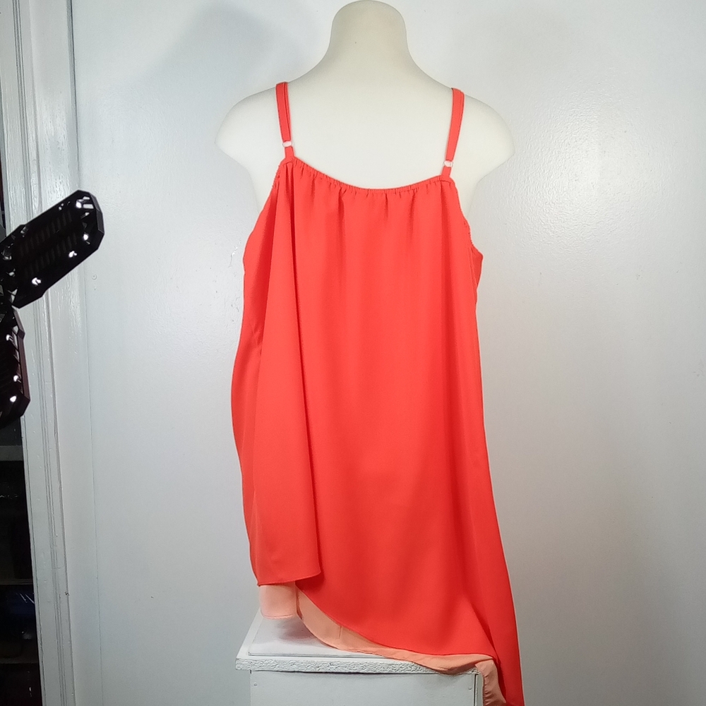 6th & Lane Coral Sleeveless Women's Top Sz 22 - Picture 7 of 11